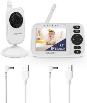 HelloBaby Baby Monitor 3.2” Scree...