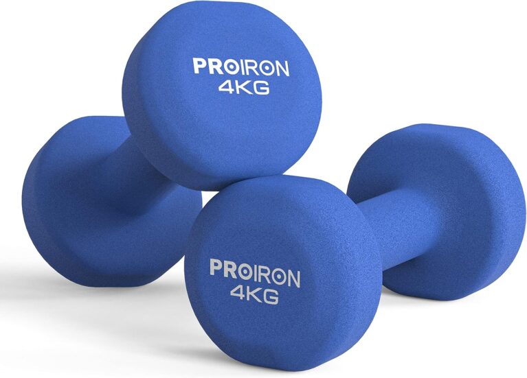 PROIRON Neoprene Dumbbells Weights Exercise & Fitness Dumbbells in 1kg 1.5kg 2kg 3kg 4kg 5kg 6kg 8kg 10kg Pair
