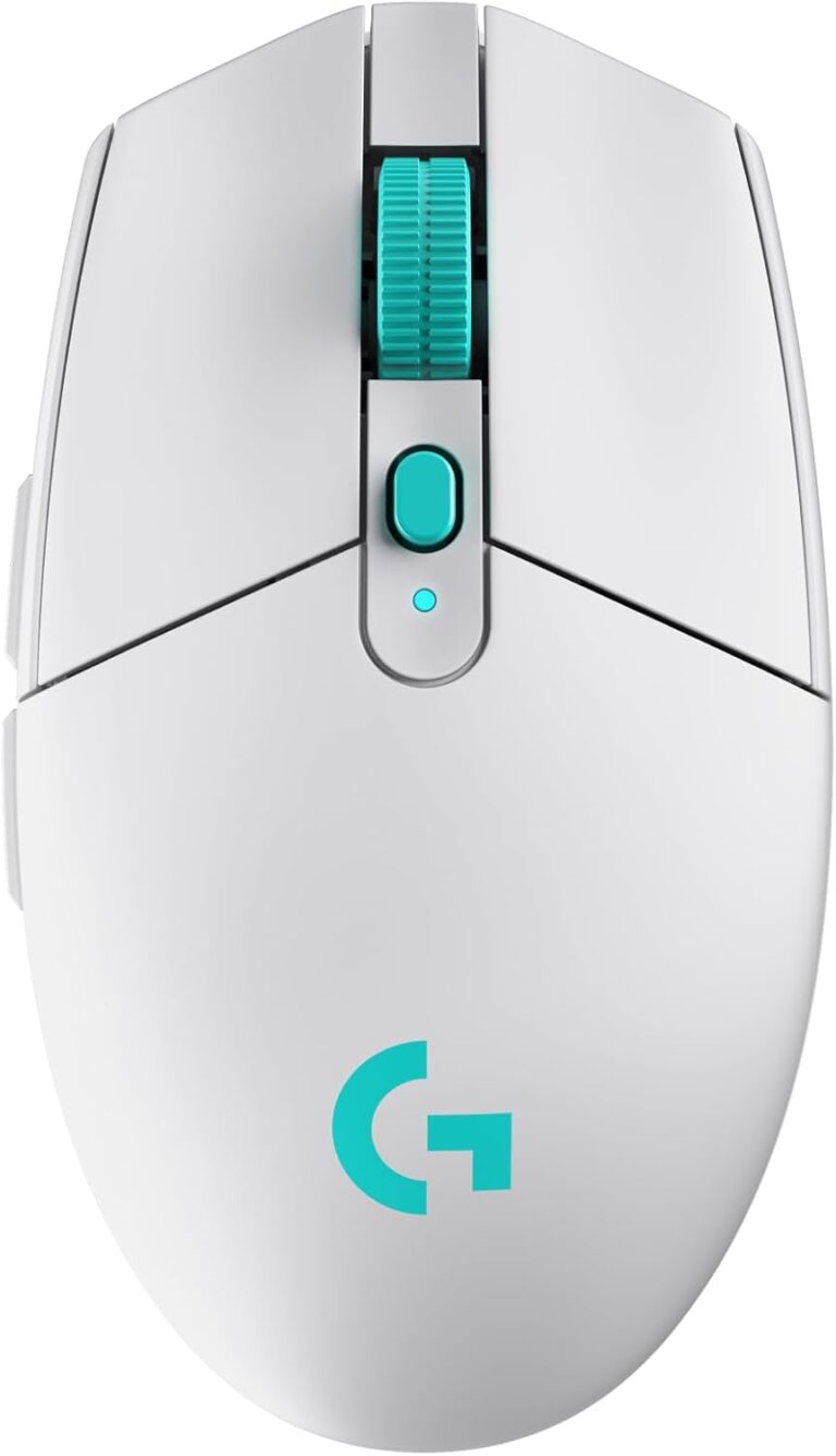 Logitech G G305 X SUPERLIGHT Wireless Gaming Mouse, Lightweight ~60g, Rechargeable, HERO 44K Sensor, LIGHTSYNC RGB, 6 Programmable Buttons, LIGHTSPEED, Bluetooth, Mac/PC - White