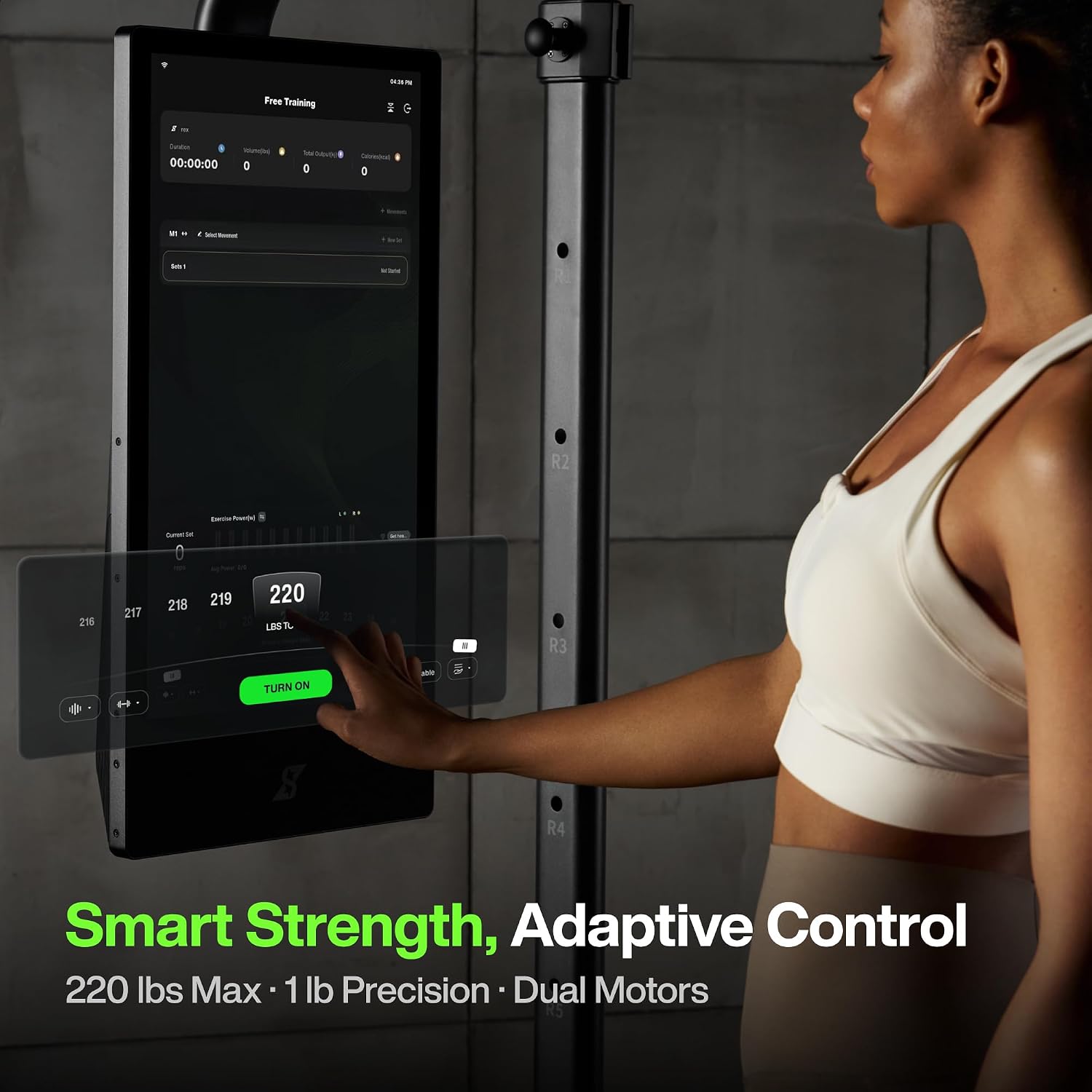 Gym Monster 2 Smart Home Gym, Upgraded AI-Powered Home Workout Machine, Multi-Functional Smith Machine, Full Body Strength Training Fitness Equipment, All-in-One Workout Station - الصورة 4