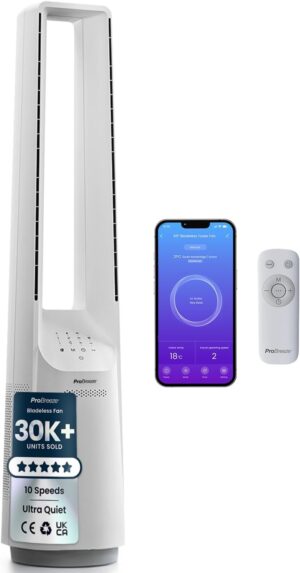 Pro Breeze 40″ Smart Bladeles...