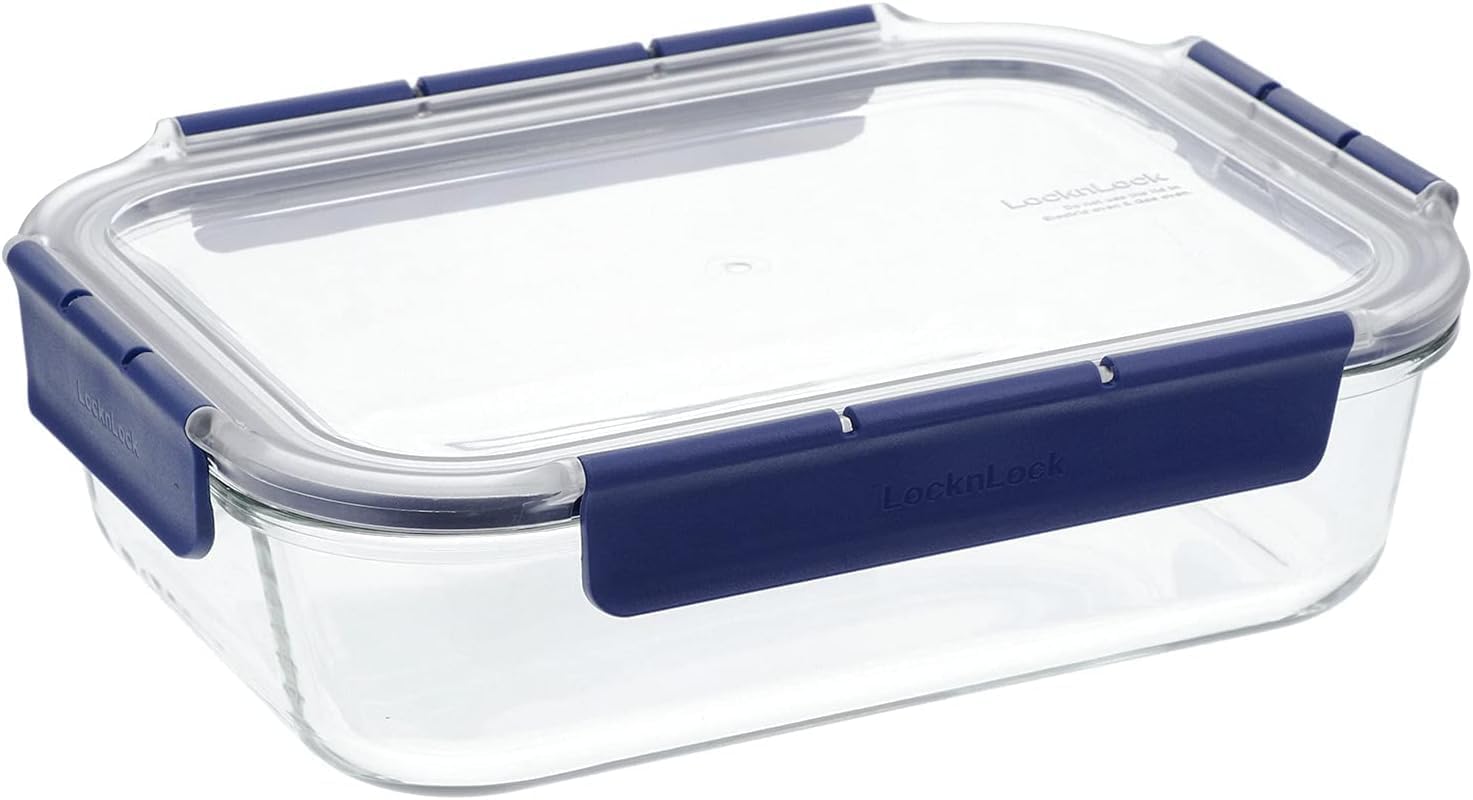 LocknLock Topclass Rectangular Heat Resistant Glass 1.6L