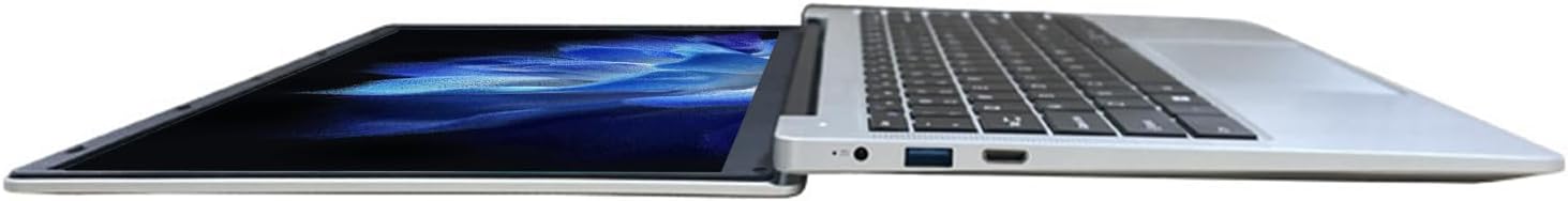 TK-N400 Huitbat Laptop Computer, 15.6" FHD IPS Display, Intel Celeron N4000 Processor, 8GB RAM DDR4, 512GB M.2 SSD Storage, Integrated Intel UHD Graphics, HD Cam, Windows 11 Pro - الصورة 3