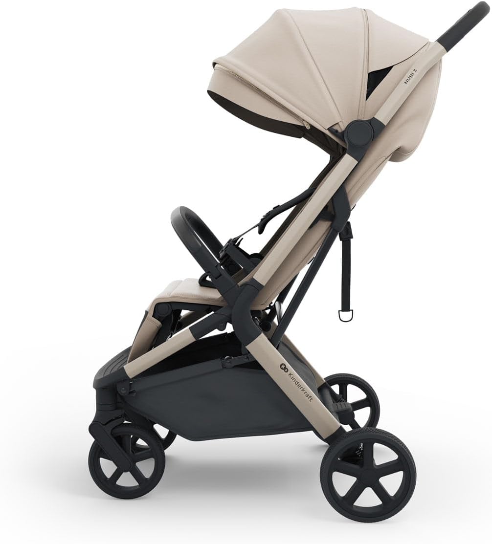 Kinderkraft - Nubi 3 Stroller - Sand Beige - الصورة 2