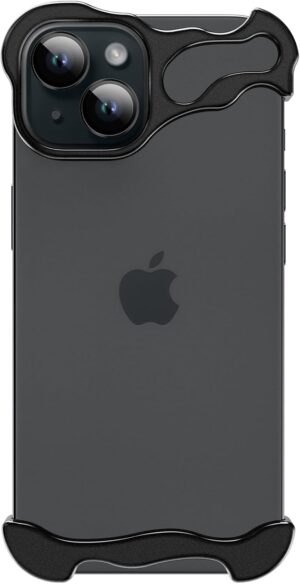 For iPhone 15 Shaped True Frameless...