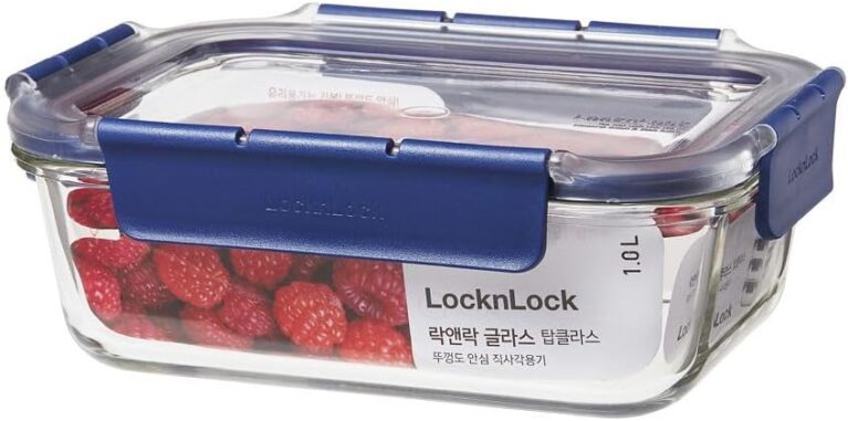 LocknLock Topclass Rectangular Heat Resistant Glass 1L