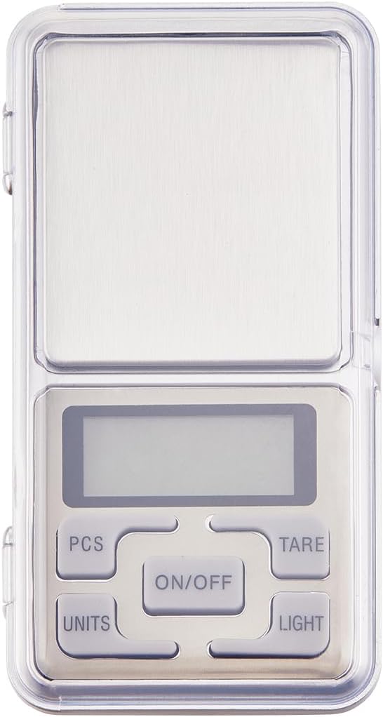 Lawazim Electronic Scale - Max 500g - Digital Pocket Scale with 0.01g High Precision, LCD Backlight Display, and Tare Function - for Small Food, Jewelry, Powder, Gold - Batteries Included - الصورة 4