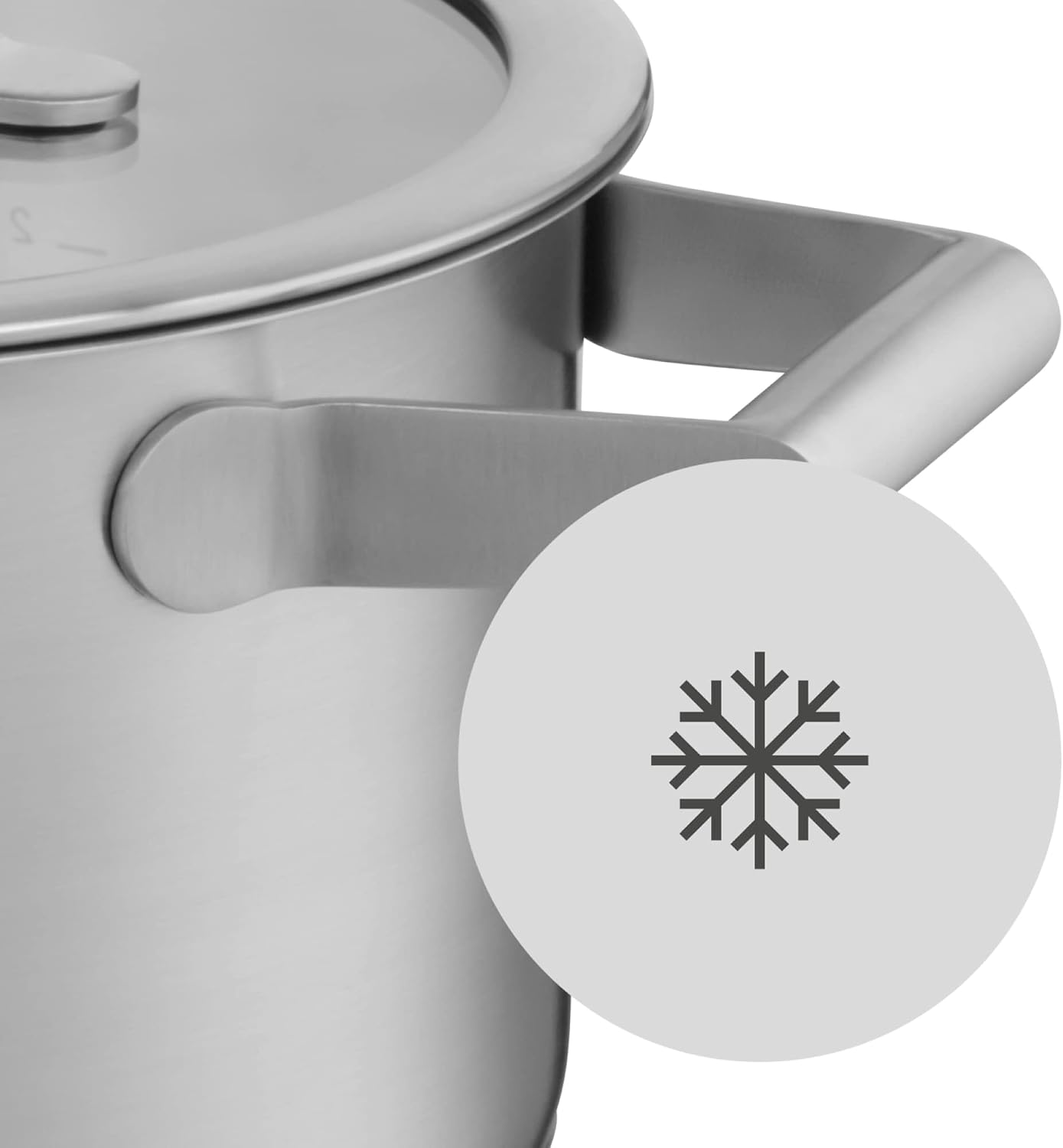 WMF Comfort Line 5-Piece Induction Saucepan Set with Glass Lid, Matt Cromargan Stainless Steel, Scale, Induction Pots Set, Stackable, Uncoated - الصورة 4