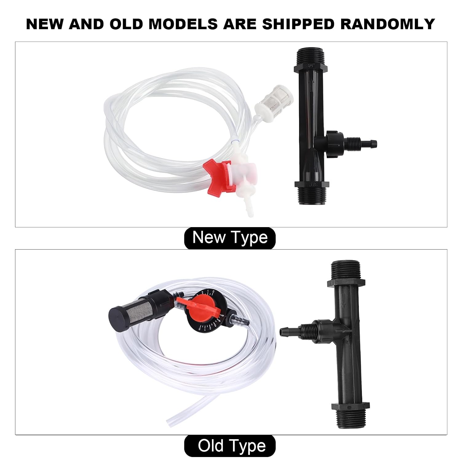 Fertilizer Injector, Garden Irrigation Device Kit, G3/4 Fertilizer Injector Switch Water Tube Kit for Liquid Fertilizer Injection Through Drip Irrigation System - الصورة 6