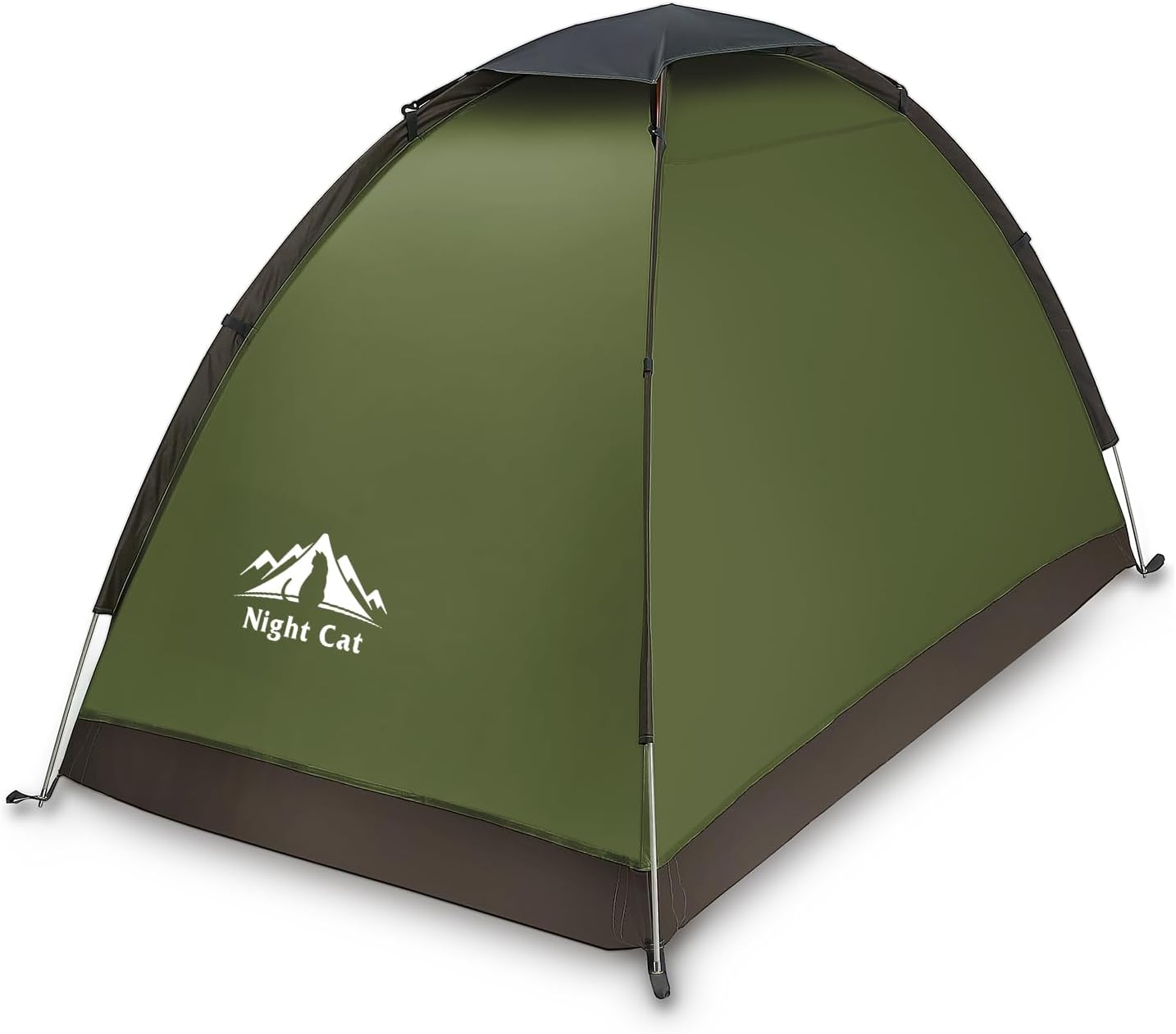 Night Cat Backpacking Tent for One Person Waterproof Single Camping Tent Lightweight Easy Manual Setup 2.2x1.2m - الصورة 7