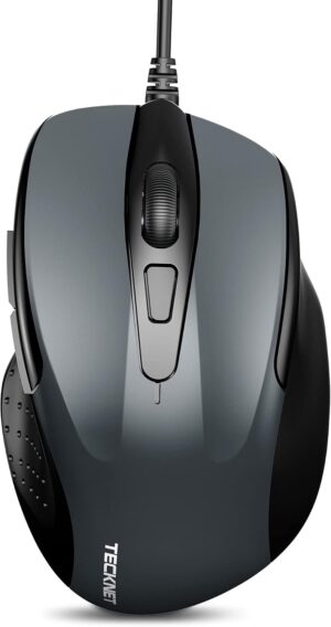 TECKNET USB Wired Mouse, 6400 DPI M...