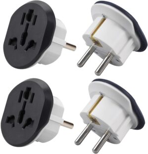 ECVV [4-Piece]Plug Converter, UAE, ...