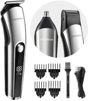 Pritech Hair Clippers for Men, Nose...