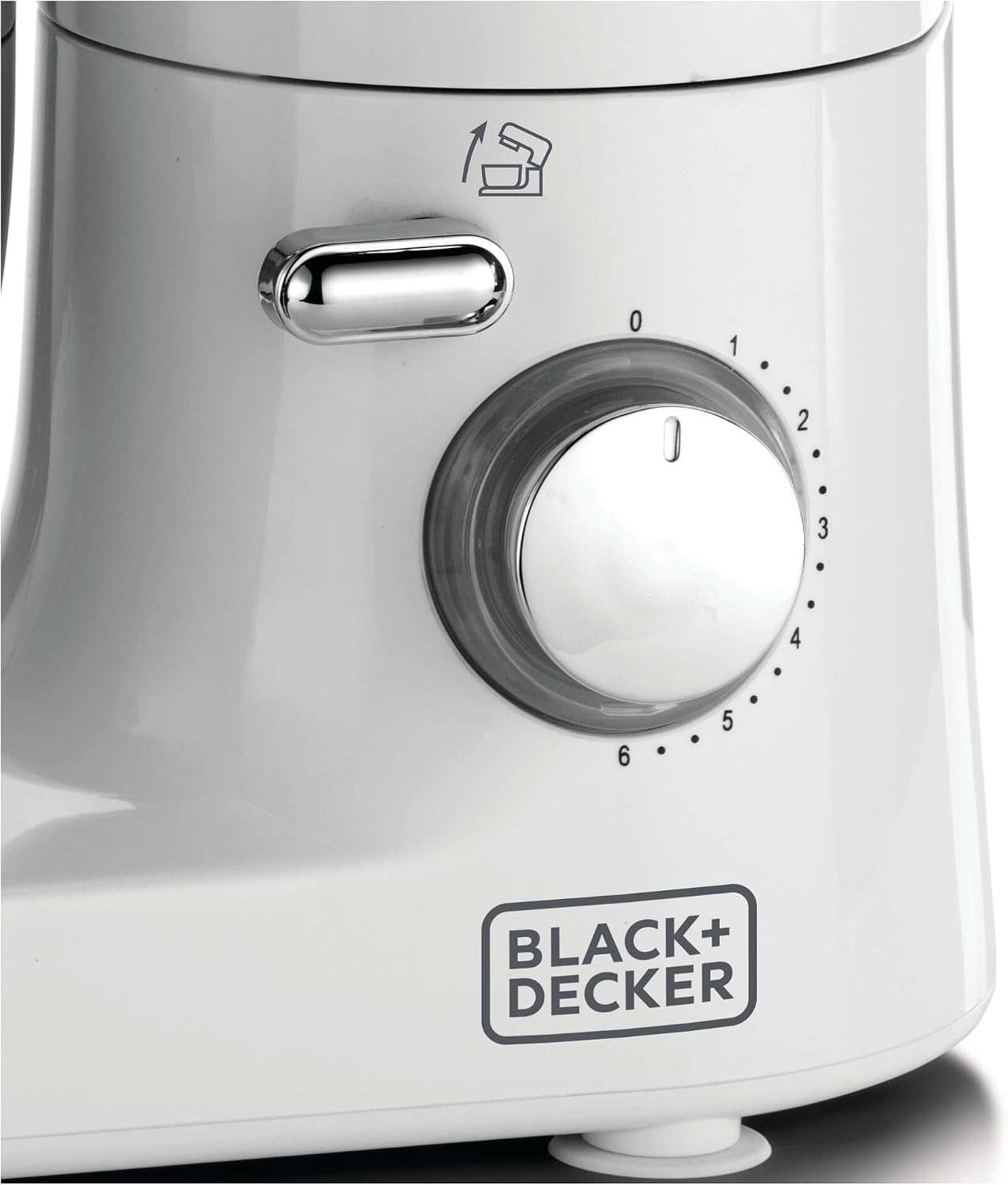 Black & Decker Kitchen Stand Mixer Machine, 1000W Power, 4L Large Capacity, Stainless Steel Bowl, 6 Speed Settings for Perfect Baking Results, Easy Mixing & Kneading, 2 years warranty, SM1000-B5 - الصورة 4