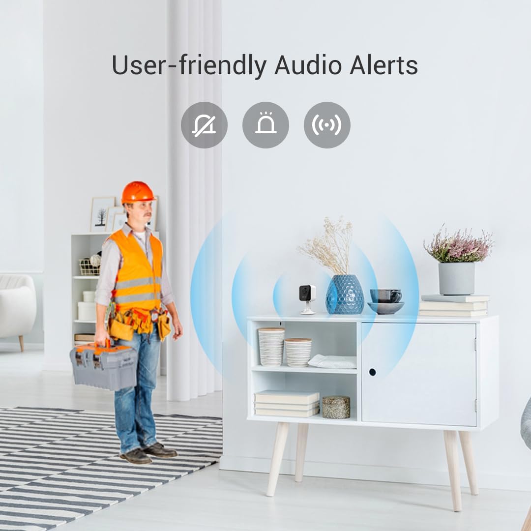 EZVIZ by Hikvision | 1080p Wireless Smart Home Camera | Night Vision | Motion Detection | Sound Alerts | Privacy Mode | Two Way Talk | MicroSD Card Upto 512GB | Google Assistant & Alexa | H1C, White - الصورة 8