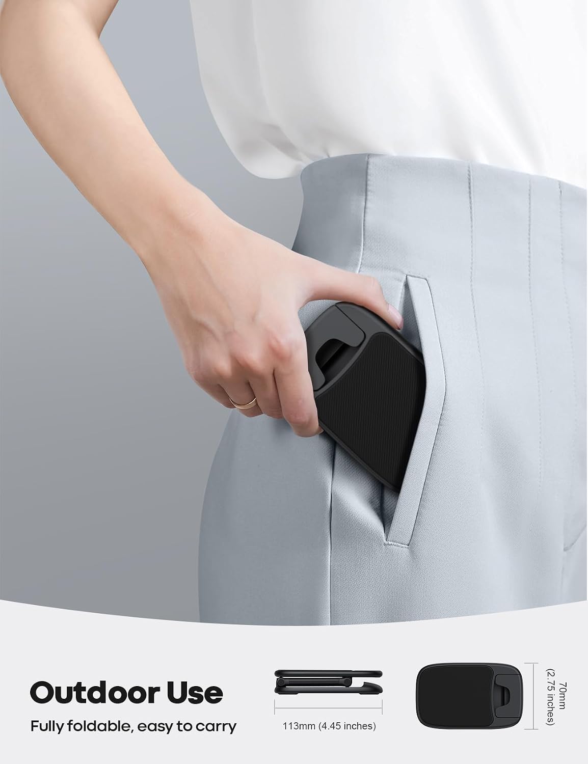 Lamicall Cell Phone Stand for Desk, Height Angle Adjustable Phone Holder - الصورة 4