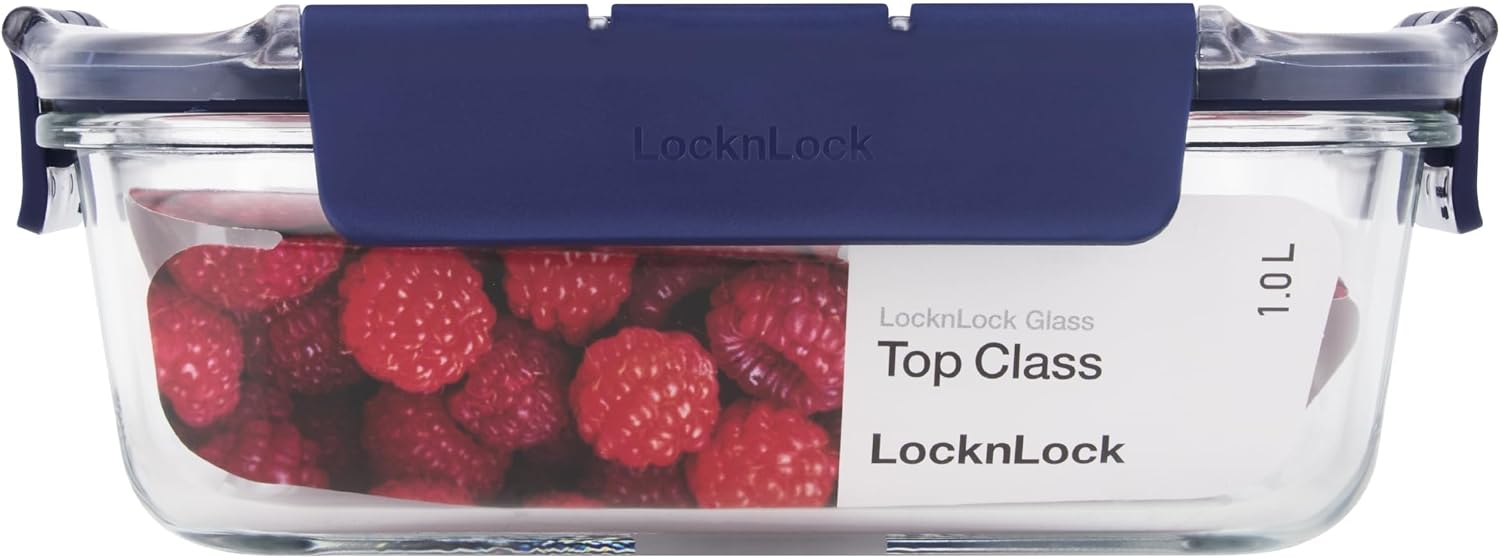 LocknLock Topclass Rectangular Heat Resistant Glass 1L - الصورة 3