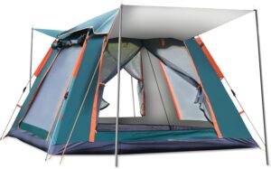 ALMEKAQUZ Large Camping Tent, Water...