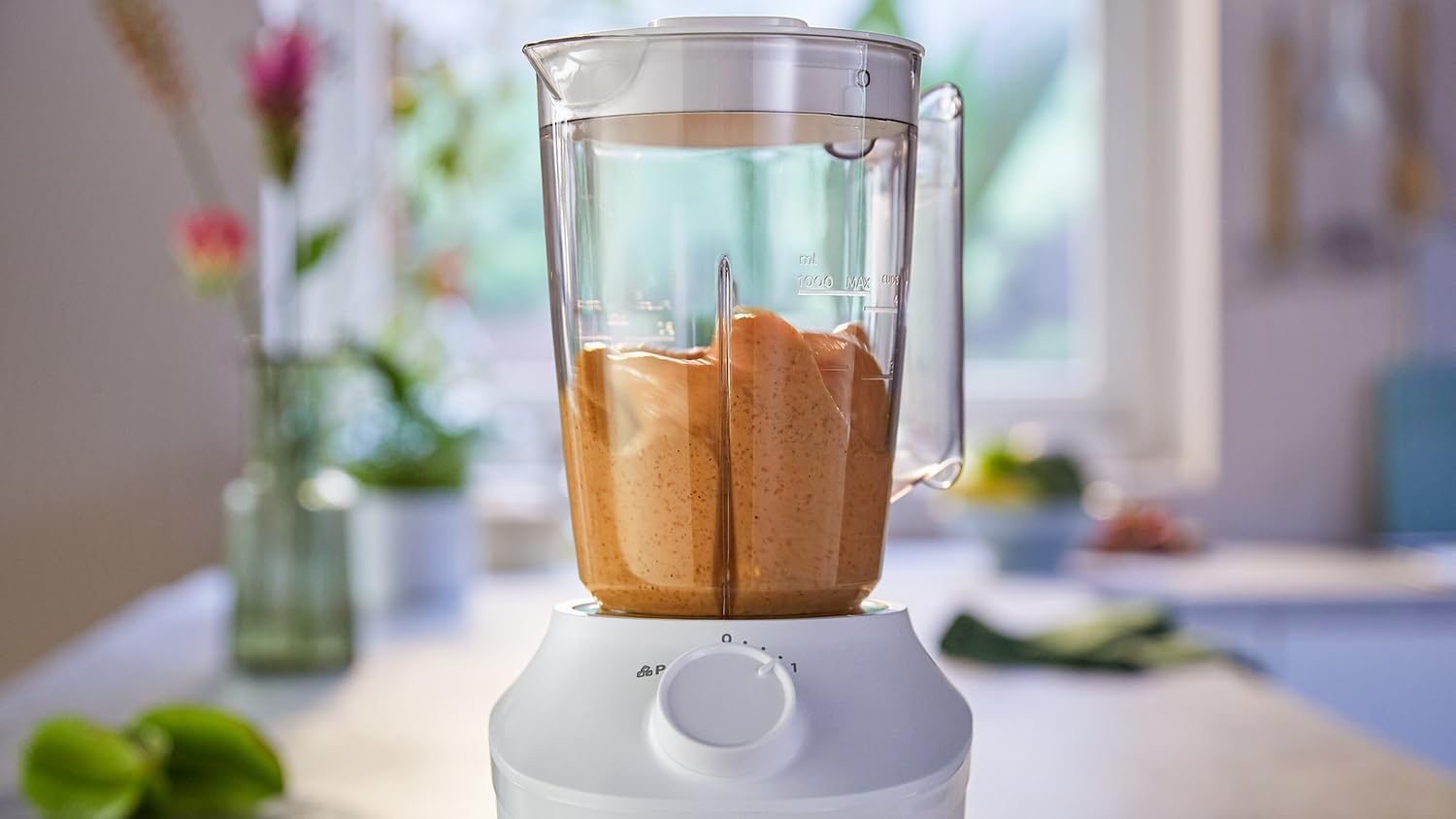 Philips Blender & Mill, 450W, 1.9L Capacity, 1 Speed + Pulse | 3000 Series, ProBlend System, Ice Crushing, Durable Stainless Steel Blades, MTP Protection, Dishwasher Safe, White, HR2041/10 - الصورة 6