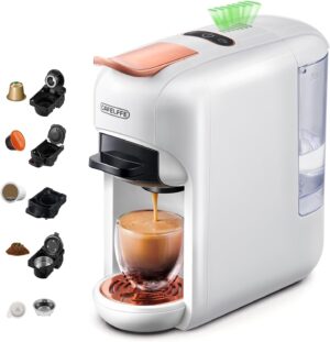 Cafelffe MK-606 5-in-1 Capsule Coff...