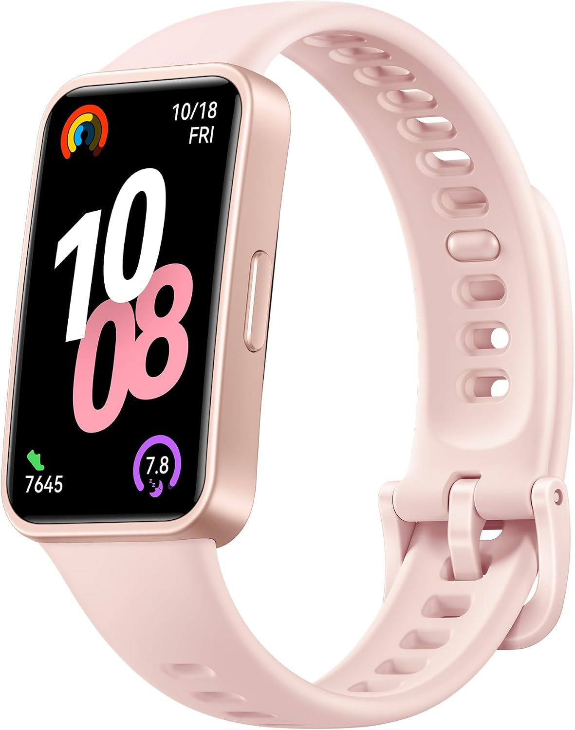 HUAWEI Band 10 Smartwatch with AI-powered Fitness Monitoring, Pro-Level Sleep Analysis, Emotional Wellbeing Assistant, Streamlined Metallic Design, Fast Charging,iOS & Android,Pink