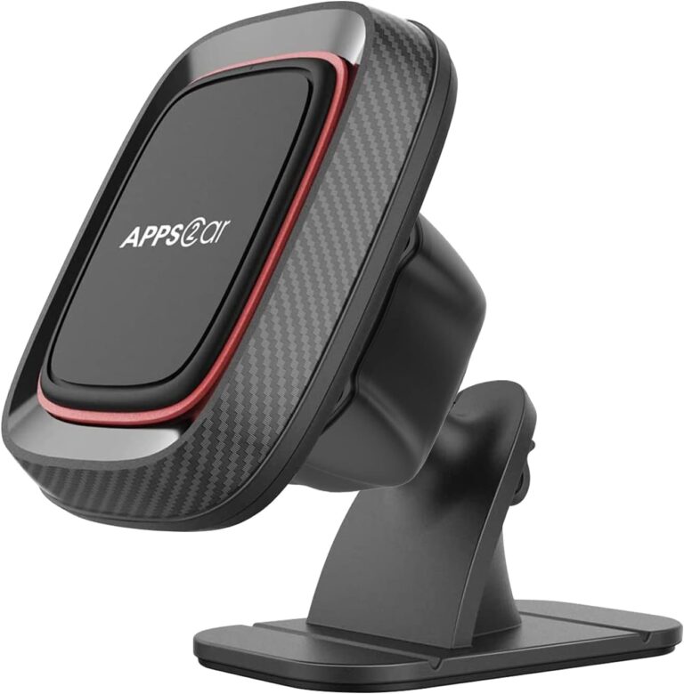 APPS2Car Car Phone Holder Magnetic Mobile Holder for Car Dashboard Mobile Mount Universal for 4.7-6.8 inch iPhone15/14/13 Series, Galaxy, Huawei, OnePlus