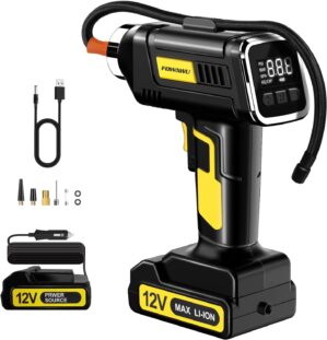 FOWAWU Tyre Inflator 150PSI 7800mAh...