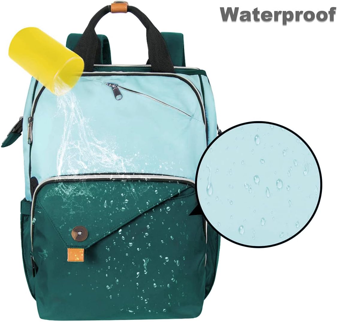 Hap Tim Baby Changing Backpack, Changing Bag, Multifunctional Designer Nappy Bags, Large Capacity, Insulated Pockets, Waterproof, Baby Bag, No Formaldehyde, Travel Backpack for On the Go (EU7340) - الصورة 6