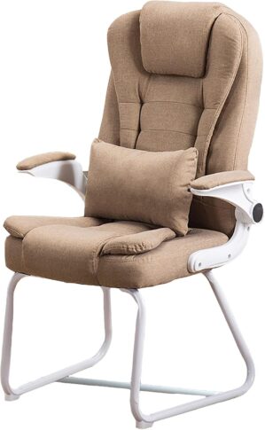 Luxury Leather Gaming Chair with Ar...