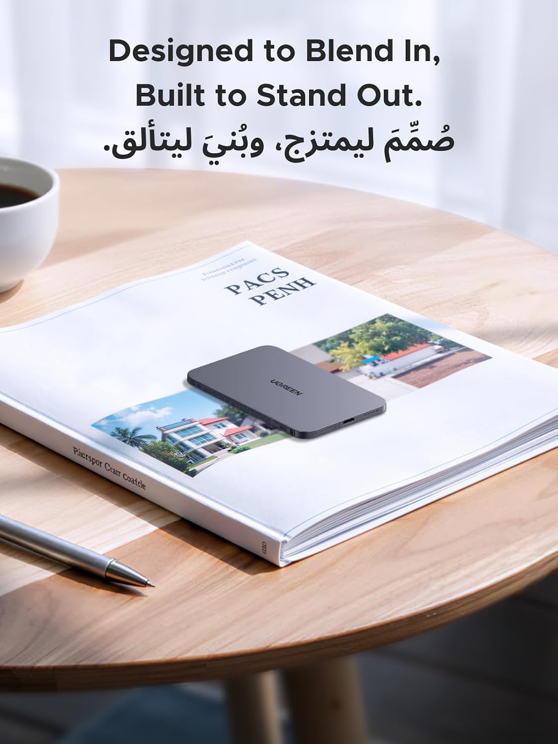 UGREEN MagSafe Power Bank 5000mAh Ultra-Slim Qi2 15W Wireless Charging Grey - الصورة 11