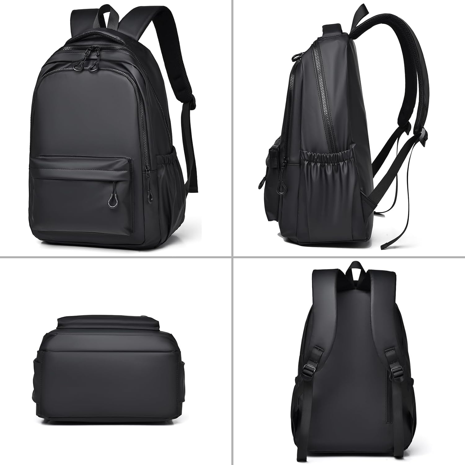 Qiccijoo Laptop Backpack,Business Travel Anti Theft Backpack Gift for Men Women,Slim Durable Water Resistant College School Bookbag Computer Bag Fits 15.6 Inch Laptop Notebook - الصورة 3