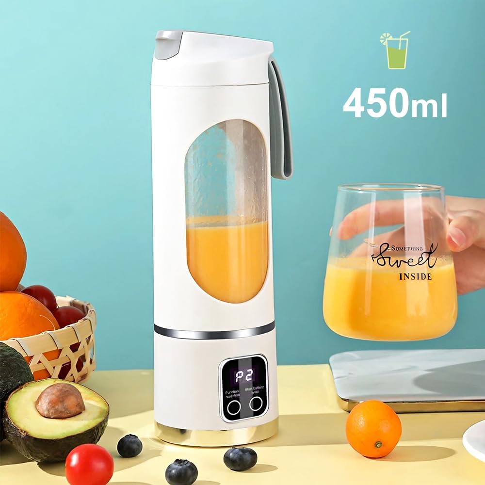 450ml Portable Electric Blender Juicer - الصورة 2