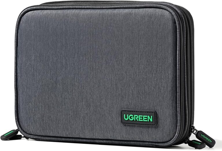 UGREEN Electronic Organizer, Double Layer Travel Gadget Bag compatible