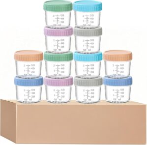 12 Piece Glass Baby Food Storage Co...