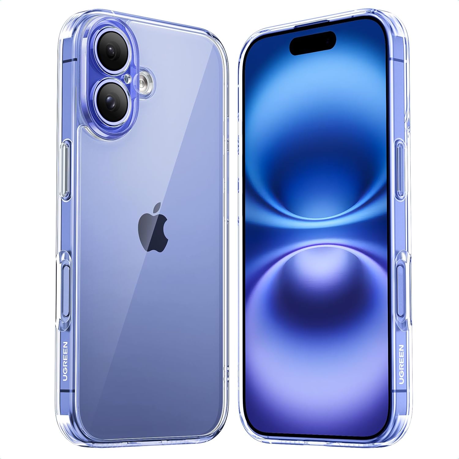 UGREEN iPhone 16 Clear Case Ultra Slim Transparent Anti-Scratch