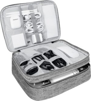 Electronics Organizer,Large Double ...