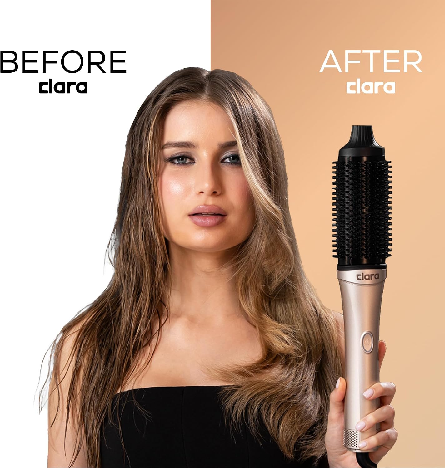 CLARA AirGlow Hot Air Styling Brush, Advanced Air Distribution Technology, BLDC Motor - الصورة 6
