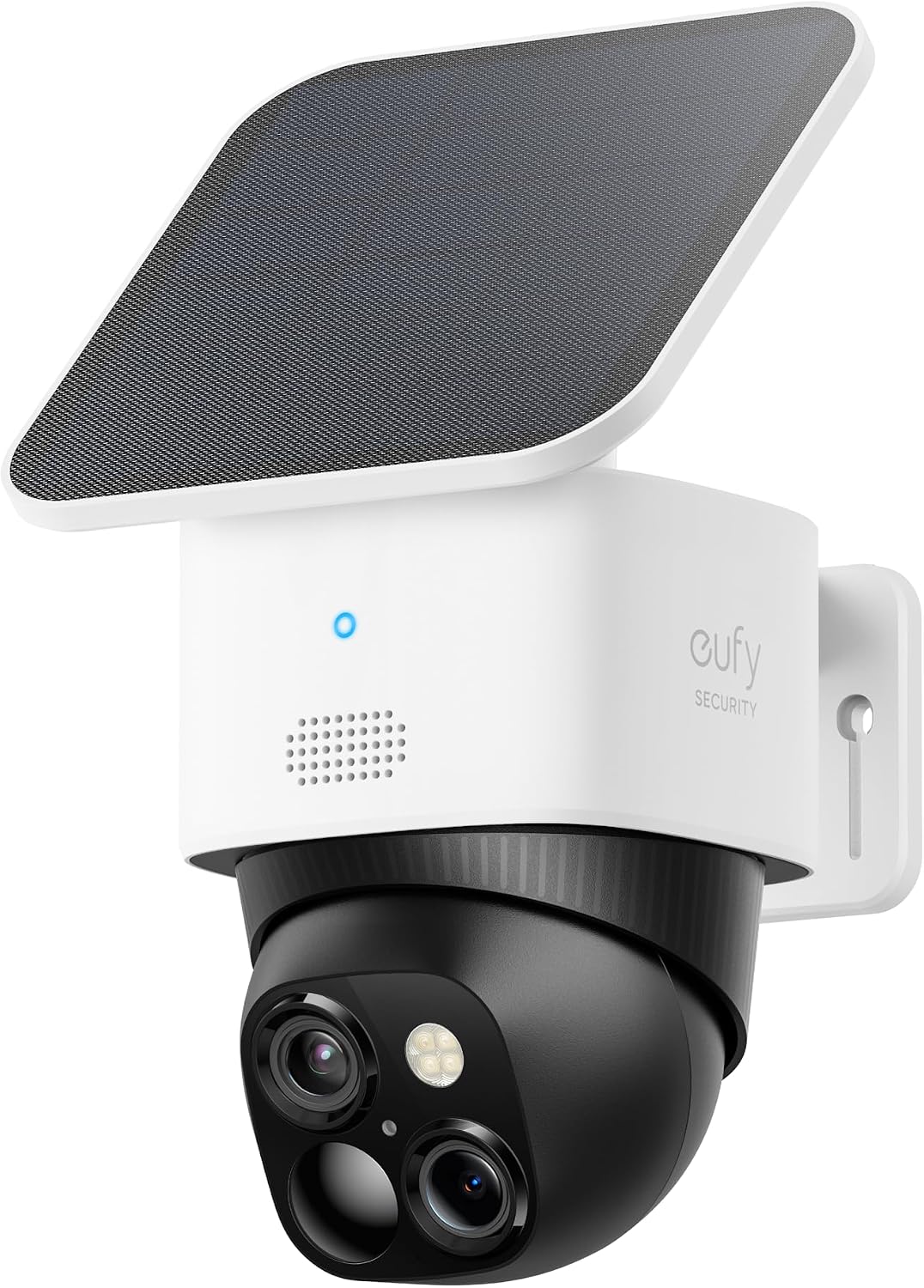 eufy Security SoloCam S340 Dual Cameras Solar Security Camera Outdoor Wireless, 3K Home Security Camera, 2.4 GHz Wi-Fi, HomeBase 3 Compatible, No Monthly Fee