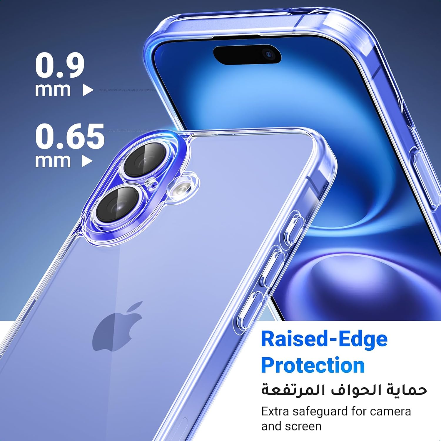 UGREEN iPhone 16 Clear Case Ultra Slim Transparent Anti-Scratch - الصورة 5