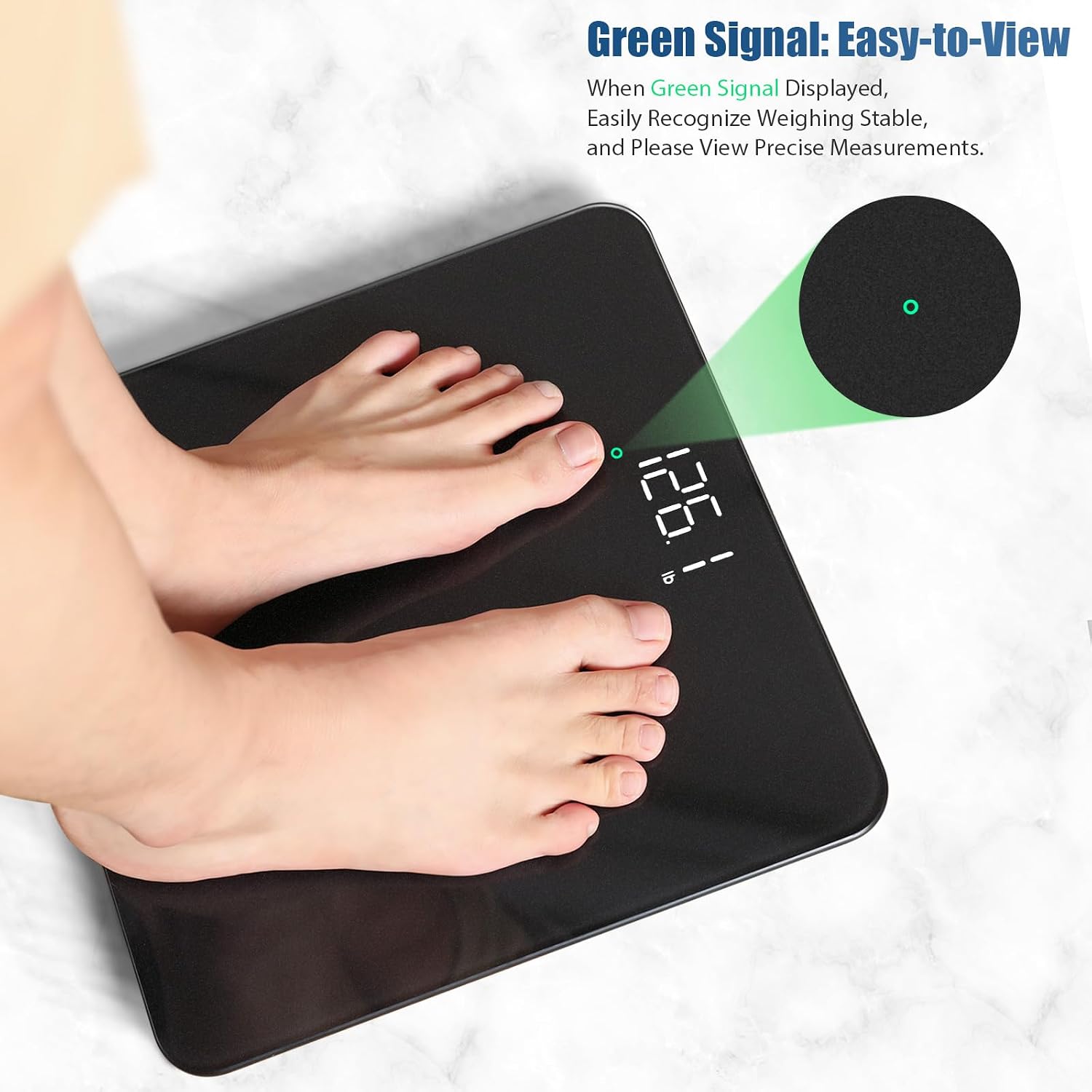 Vitafit Weight Scale for Body Weight Accuracy 0.05kg, 182kg ميزان للجسم - الصورة 3