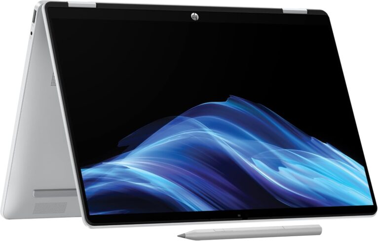 HP OmniBook 5 Flip 2-in-1 Laptop 14-fp0001nx, 14" 2K, Touch screen, Intel Core 7-150U, Intel Graphics, 16GB RAM, 1TB SSD, Windows 11 Home, Glacier silver - C20RPEA