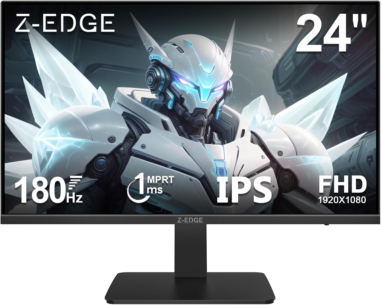Z-EDGE 24inch IPS Gaming Monitor, FHD 1080P, Max 180Hz,HDR,LED,1ms,UG24F