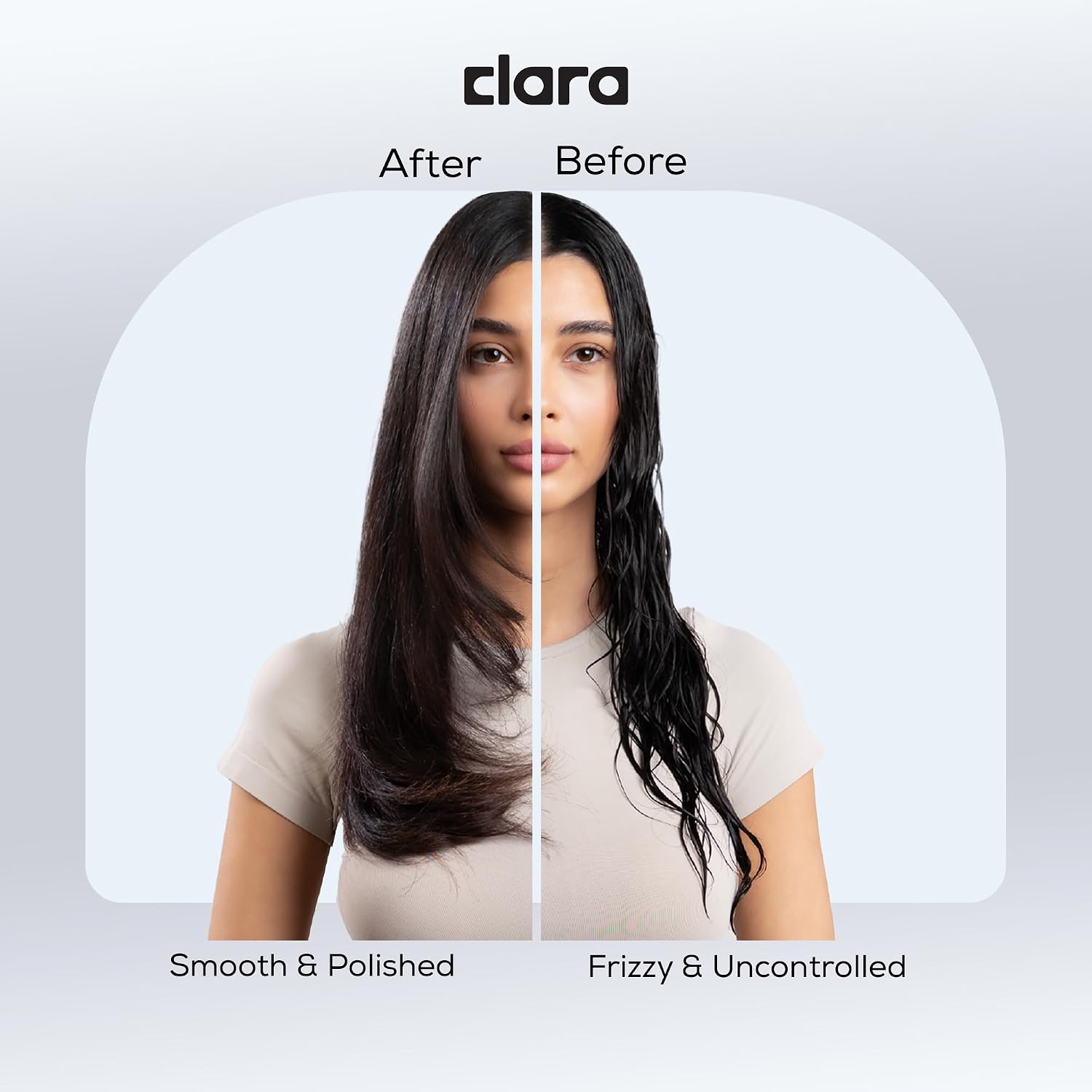 Clara 6-in-1 Diamond Silver Multi Styler with Auto-Wrap Curlers, Hair Dryer, & Brush (Round & Oval) for All Hair Types – 1500W Ionic Styling Tool for Frizz-Free Waves & Salon Blowouts - الصورة 4