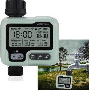 SYOSI Water Timer Garden Lawn Tap S...