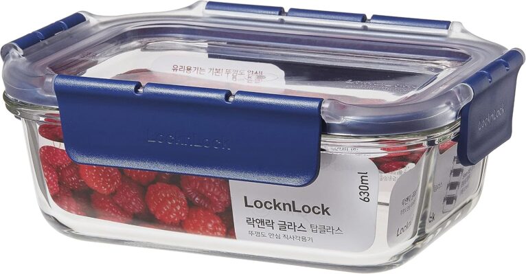 LocknLock Topclass Rectangular Heat Resistant Glass 630Ml
