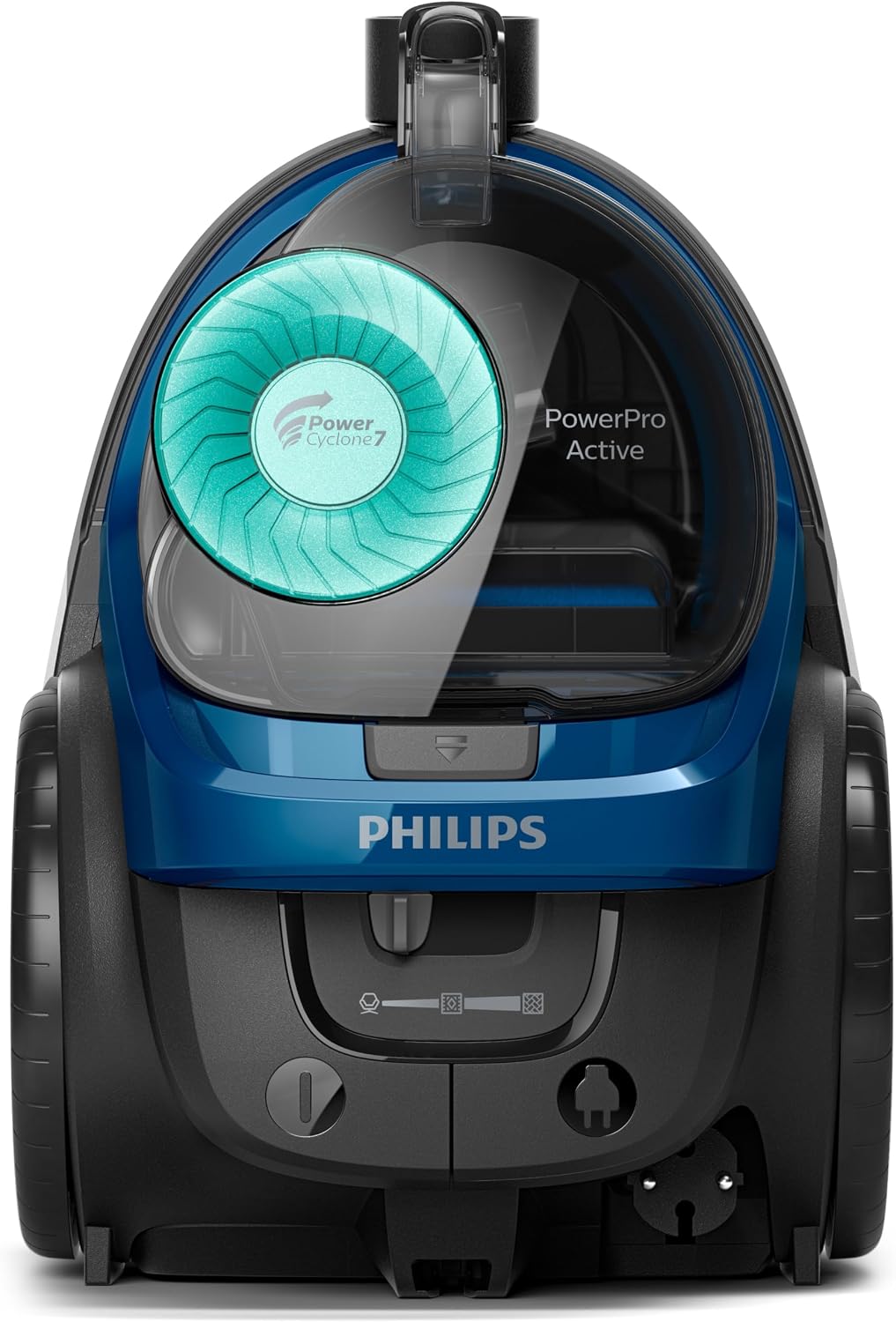 Philips Bagless Vacuum, 410W Suction Power, 2000W, 1.5L Dust Capacity | 5000 Series, PowerCyclone 7, TriActive Nozzle, HEPA Filter, Hygienic Emptying, Power Control, Dark Royal Blue, FC9570/62 - الصورة 3