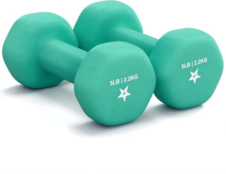 Yes4All Hexagon Neoprene Coated Dumbbell (Pair) - Multiple Weight Options