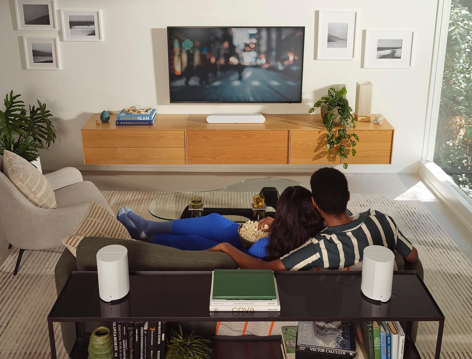 Sonos Era 100 Smart Speaker with WiFi, Bluetooth, Alexa - White - Local Version (2Y Manufacturer Warranty) - الصورة 6