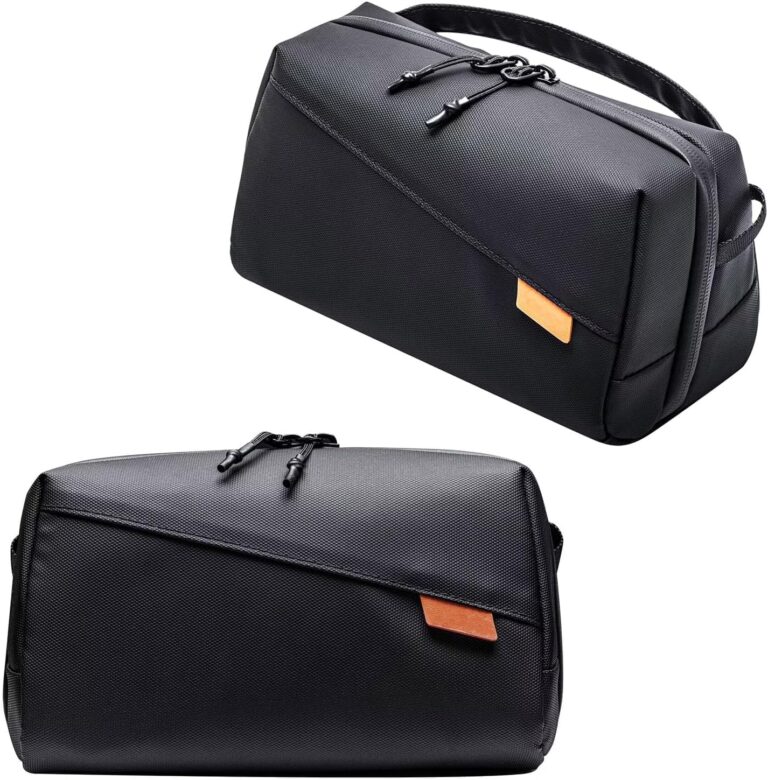 All-in-One Electronic Accessories Travel Case, Large Capacity Cable Organizer Pouch for Cords, Chargers, Earphones, and Gadgets, Durable Waterproof Storage Bag with Multi Pockets and Handle