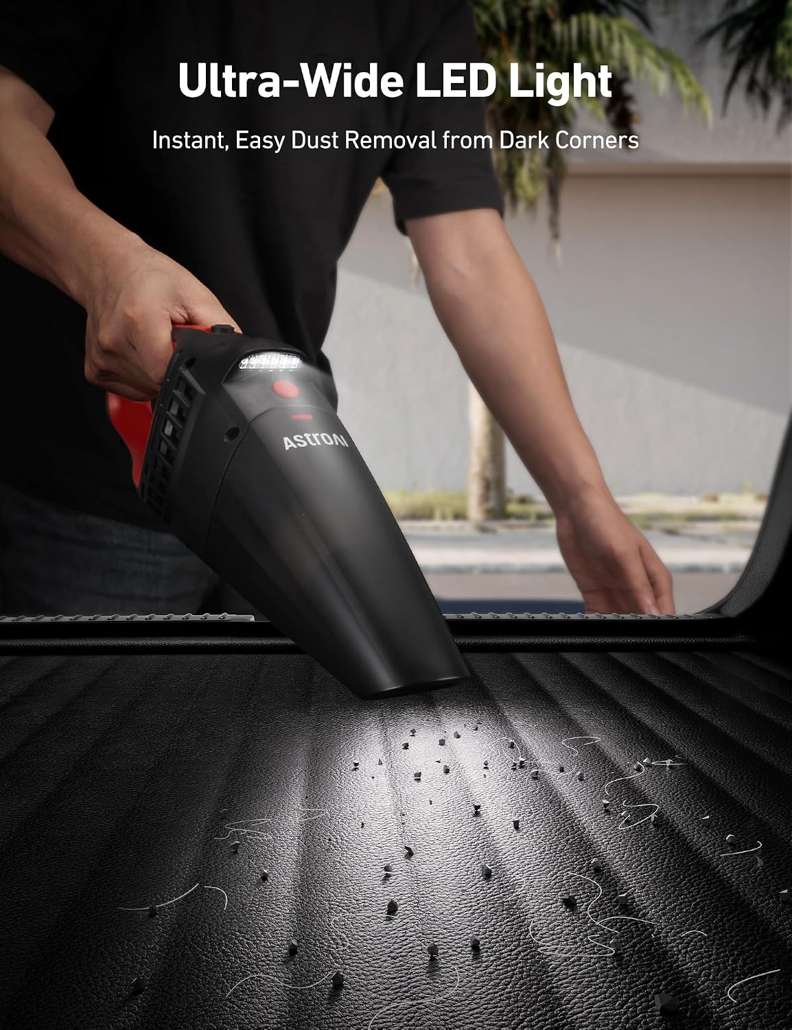 AstroAI Car Vacuum Cleaner Portable Cordless Car vacuum with 12V DC Power - الصورة 5